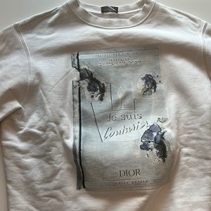 Dior Crewneck (White) Size Small